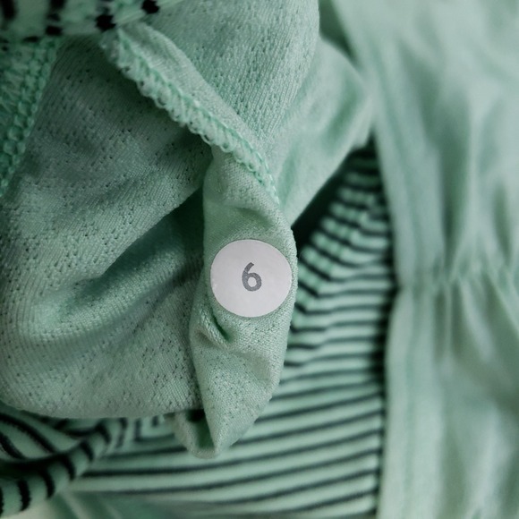 Lululemon No Limits Tank Top Women 6 Green Built In Sport Bra Gorpcore‎ Stretch - Picture 11 of 11